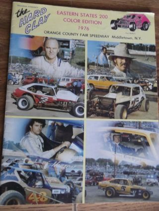 The Hard Clay Eastern States 200 - 1976 Edition Program Middletown,  York