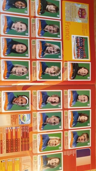 Panini Women’s World Cup 2011 immaculate no writing just 19 missing 2