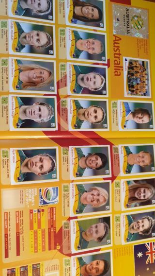 Panini Women’s World Cup 2011 immaculate no writing just 19 missing 7