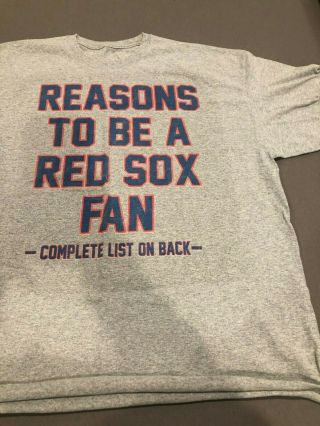 York Yankees.  Reasons To Be A Red Sox Fan Shirt.  Men 