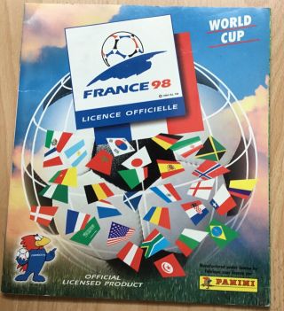 Panini France 98 World Cup Sticker Album (184/561) Complete
