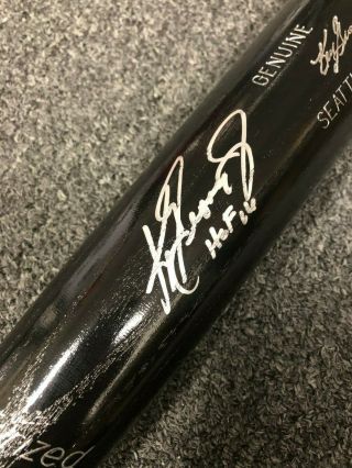 Ken Griffey Jr Signed 34.  5 " Louisville Slugger Bat Auto Tristar Mariners Hof