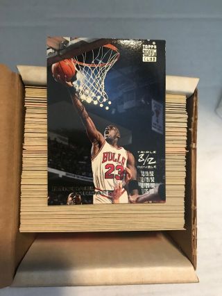 1993 - 1994 93 - 94 Stadium Club Basketball Complete Series 1 Set (180/180) Nm - Mt
