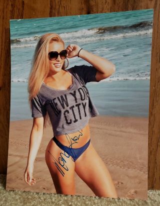 Wwe Mandy Rose Hand Signed Autographed 8x10 Photo Picture Proof