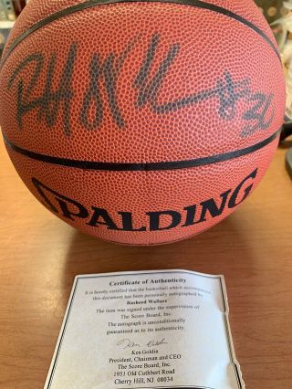 Rasheed Wallace Autographed Basketball With