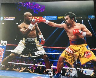 Manny Pacquiao Boxing Signed Auto 8x10 Photo Autographed Bas Bgs 14