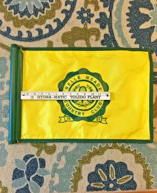 Vintage Belle Meade Country Club Golf Flag
