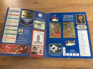 2018 Panini Fifa World Cup Russia Stickers 100 Complete Album