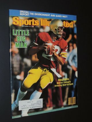 Vintage 1983 Sports Illustrated Doug Flutie Boston College