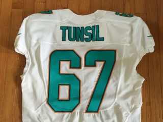 Nfl Miami Dolphins Laremy Tunsil Game Worn Jersey Ole Miss