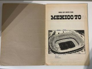 100 COMPLETE FKS MEXICO 70 1970 FOOTBALL WORLD CUP STICKER ALBUM / BOOK 2