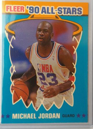 Michael Jordan All Stars 1990 - 91 Fleer Card - Pack Fresh
