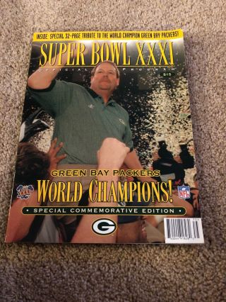 Bowl Xxxi 31 Green Bay Packers Commemorative Edition Ex Cond 298