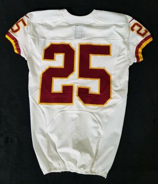 25 Of Washington Redskins Nfl Game Issued Player Worn No Nameplate Jersey