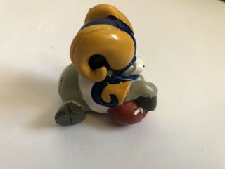Huddles NFL Football Los Angeles Rams mascot PVC plastic Vintage Figure toy 1983 4