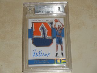 2018 - 19 National Treasures Fotl Rc Patch Rpa Auto Kevin Knox 05/20 Bgs 9 10