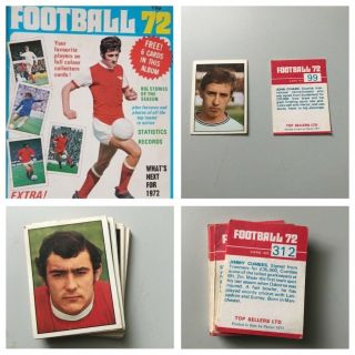 Top Sellers Football 72 Cards.  Complete Your Album,  1,  2,  3,  4,  5,  10,  15 Available