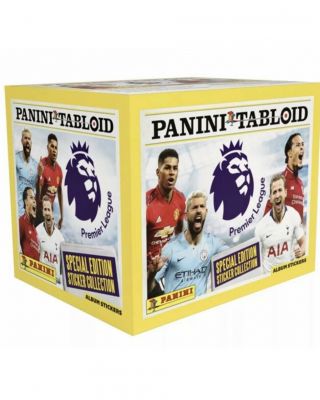 Panini Tabloid Premier League Stickers,  Full Of 50 Packets,  Rrp £35