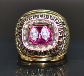 1995 Nebraska Cornhuskers 10k Gold National Championship Ncaa Football Ring