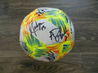 2019 USA NATIONAL WOMEN WORLD CUP USWNT TEAM SIGNED SOCCER BALL w/COA 24 AUTOS 2