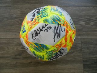 2019 USA NATIONAL WOMEN WORLD CUP USWNT TEAM SIGNED SOCCER BALL w/COA 24 AUTOS 5