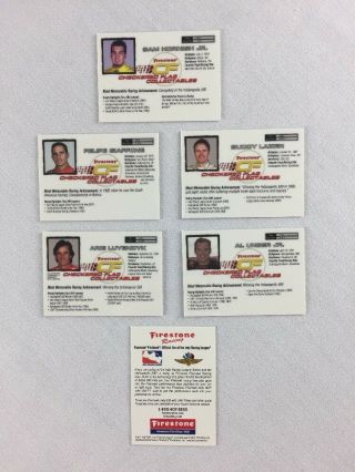 Firestone & Bridgestone Racing Collectors Cards 2 Packs Of 6 Each 3