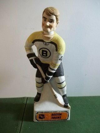 1974 Mccormick Whiskey Decanter Boston Bruins 4 Bobby Orr Nhl Hockey Player