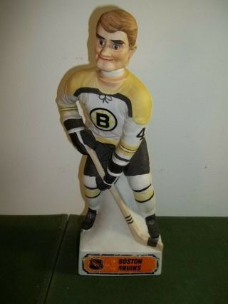 1974 McCormick Whiskey Decanter Boston Bruins 4 Bobby Orr NHL Hockey Player 2