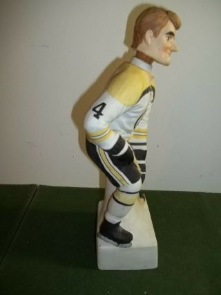 1974 McCormick Whiskey Decanter Boston Bruins 4 Bobby Orr NHL Hockey Player 6