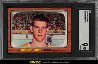 1966 Topps Hockey Bobby Orr Rookie Rc 35 Sgc 9 (pwcc)