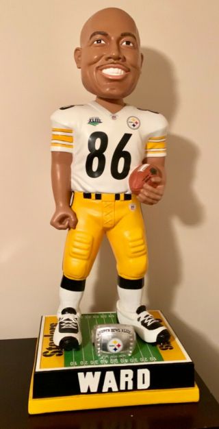 Hines Ward And Jerome Bettie 36” Bobble Head.  Pittsburgh Steelers