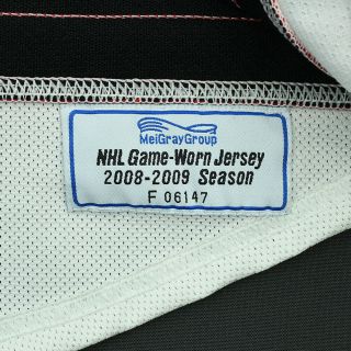 2008 - 09 Mike Pandolfo Jersey Devils Game Issued Reebok Hockey Jersey MeiGray 3