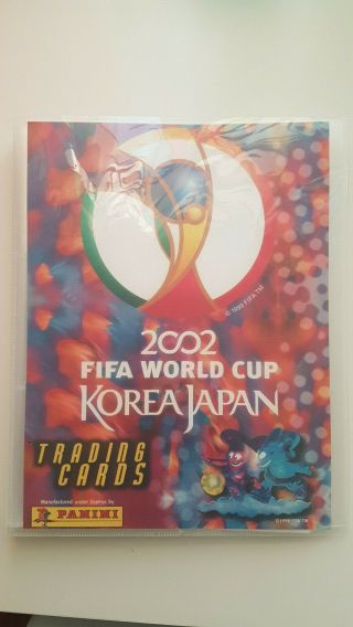 Panini World Cup Korea Japan 2002 Trading Cards Binder Complete