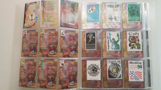Panini WORLD CUP Korea Japan 2002 Trading Cards binder COMPLETE 2