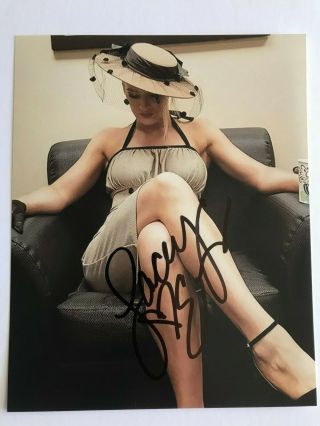 Wwe Nxt Lacey Evans Sexy Autographed 8x10 Photo Signed Wrestling Wrestlemania