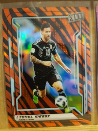 Lionel Messi 2019 The National Vip Gold Pack Sp Card 78 Argentina