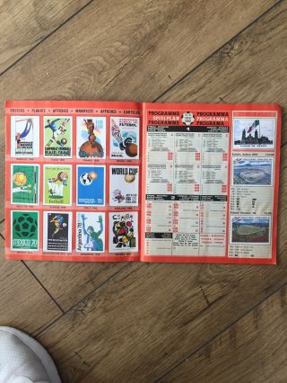 Panini Mexico 86 World Cup Football Sticker Album Book 100 Complete. 3