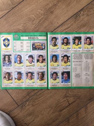 Panini Mexico 86 World Cup Football Sticker Album Book 100 Complete. 8