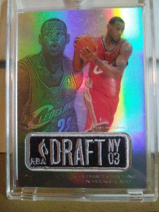 2003 - 2004 Lebron James Topps Jersey Edition Black Rc D To 25
