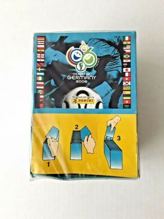 2006 Official Panini Fifa World Cup Germany Box Contains 100 Packets