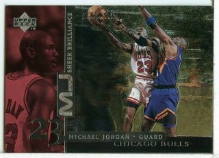Michael Jordan 1998 - 99 Upper Deck Black Diamond Mj Sheer Brilliance /230 Dm269
