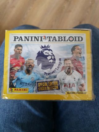Panini Tabloid Premier League Stickers,  Full Of 50 Packets,  Rrp £35