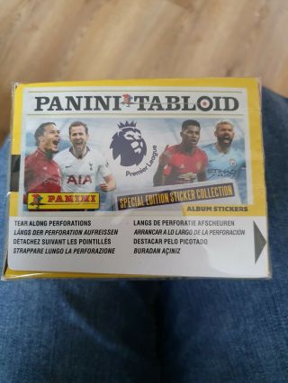 Panini Tabloid Premier League Stickers,  Full Of 50 Packets,  Rrp £35 2