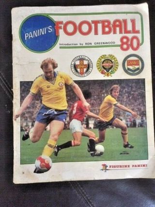 Panini Football 80 - 1980 Sticker Album - 100 Complete