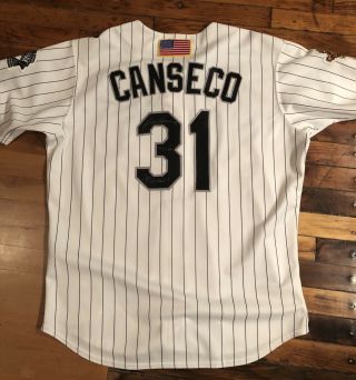 Jose Canseco 2001 Game Chicago White Sox Jersey