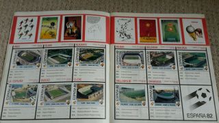 PANINI Espana ' 82 World Cup Sticker ALBUM COMPLETE 6
