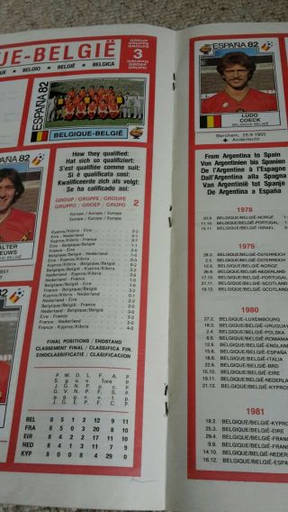 PANINI Espana ' 82 World Cup Sticker ALBUM COMPLETE 8