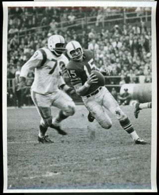 1964,  Dated Afl Photo Buffalo Bills Vs Boston Patriots - Jack Kemp