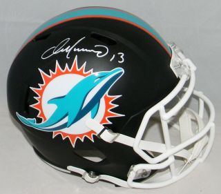 Dan Marino Autographed Signed Miami Dolphins Full Size Flat Black Helmet Beckett