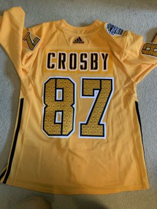 2019 Stadium Series Pittsburgh Penguins PRACTICE jersey Crosby 2